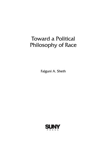 Toward a political philosophy of race (2009, State University of New York Press)