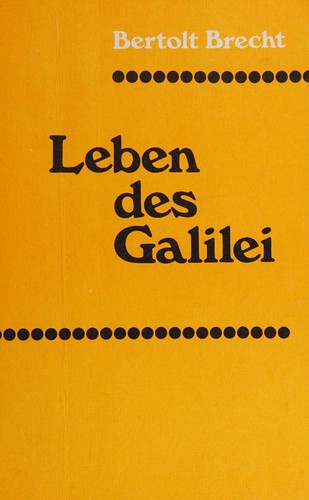 Leben des Galilei (German language, 1958, Heinemann Educational)