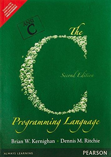 The C Programming Language (2015, PEARSON INDIA)