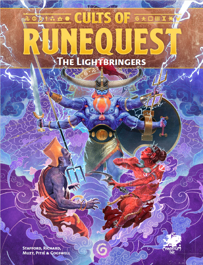 Cults of RuneQuest: The Lightbringers (Hardcover, Chaosium)