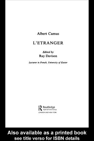 L'Etranger