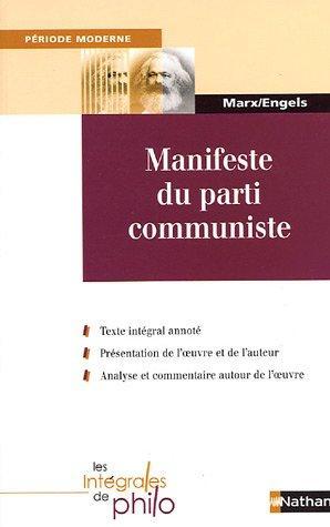 Manifeste du parti communiste (French language, 2006)