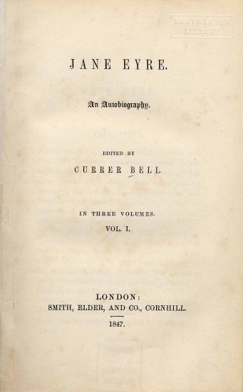 Jane Eyre (Smith, Elder & Co., Harper)