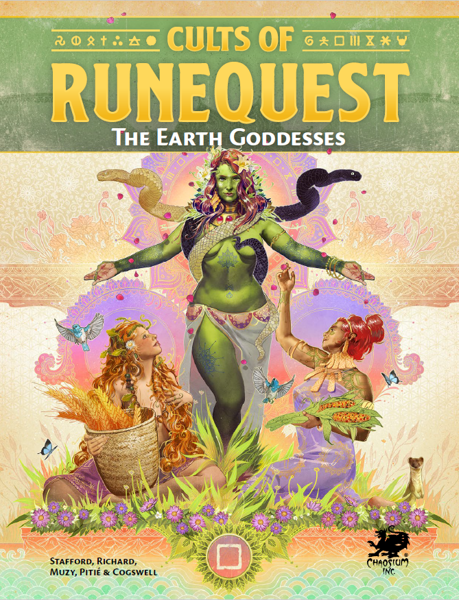 Cults of RuneQuest: The Earth Goddesses (Hardcover, Chaosium)