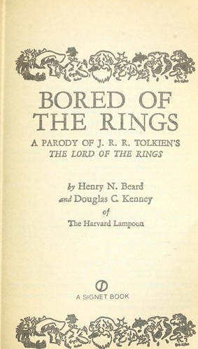 Bored of the Rings (1969, Signet)